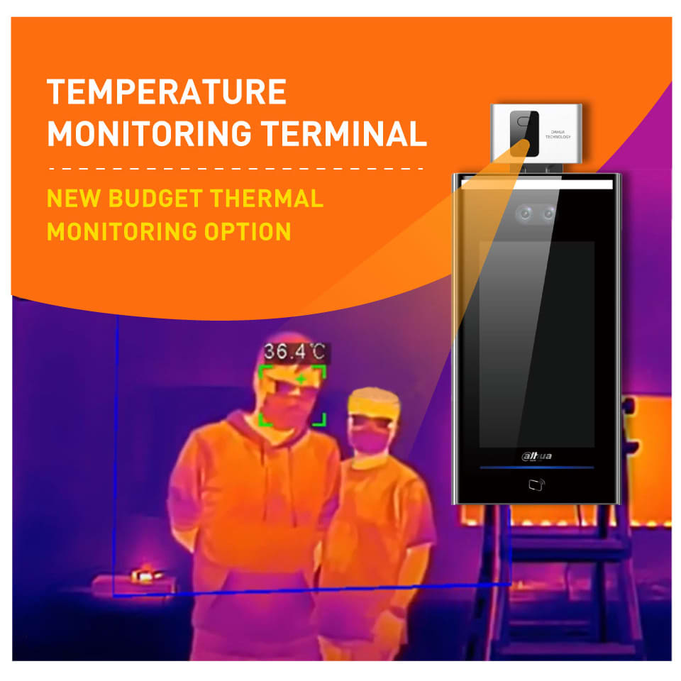 Dahua Temperature Screening Kiosk With Floor Stand - PCA046B Image 