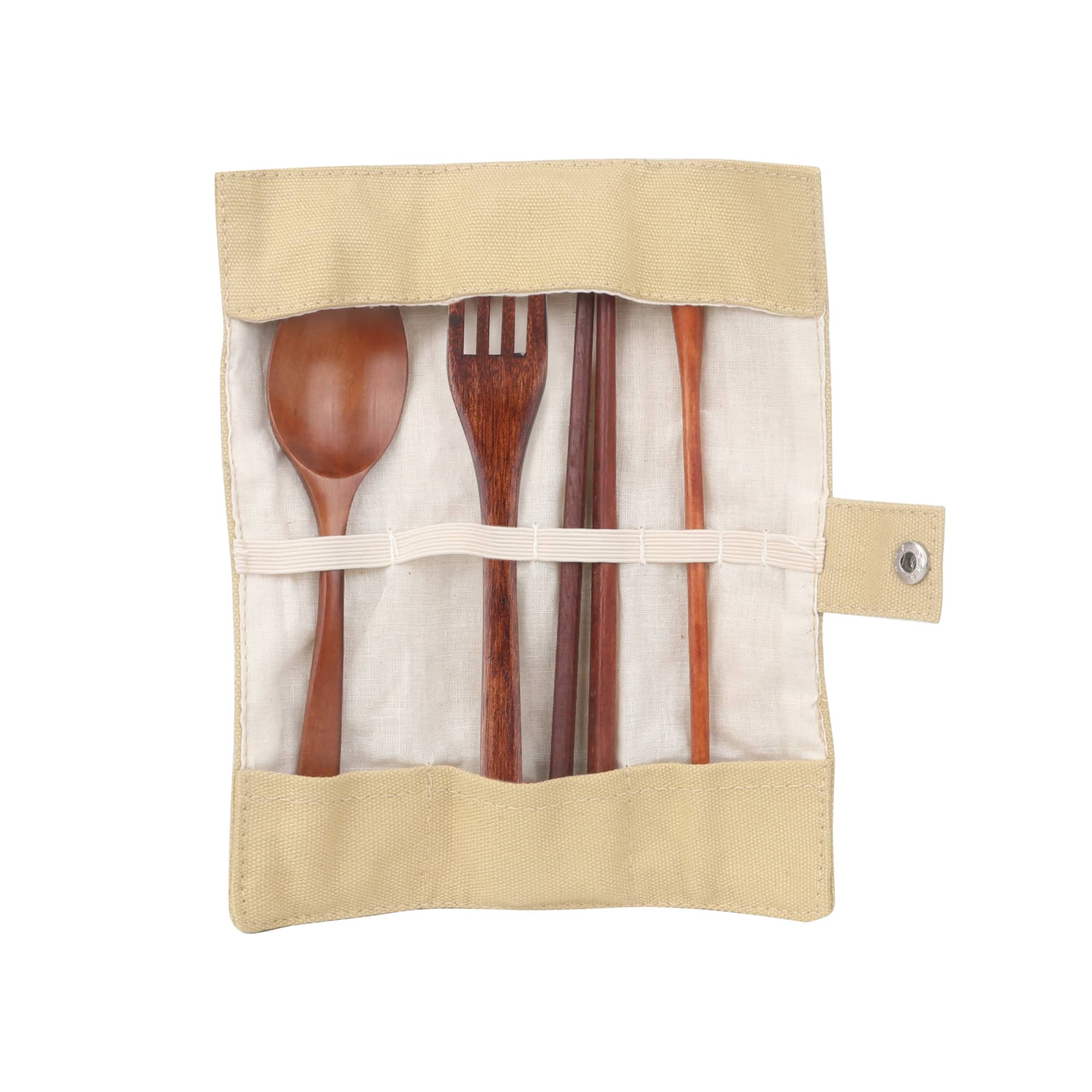 4 pieces Wooden Utensils Set - PCH164 Image 