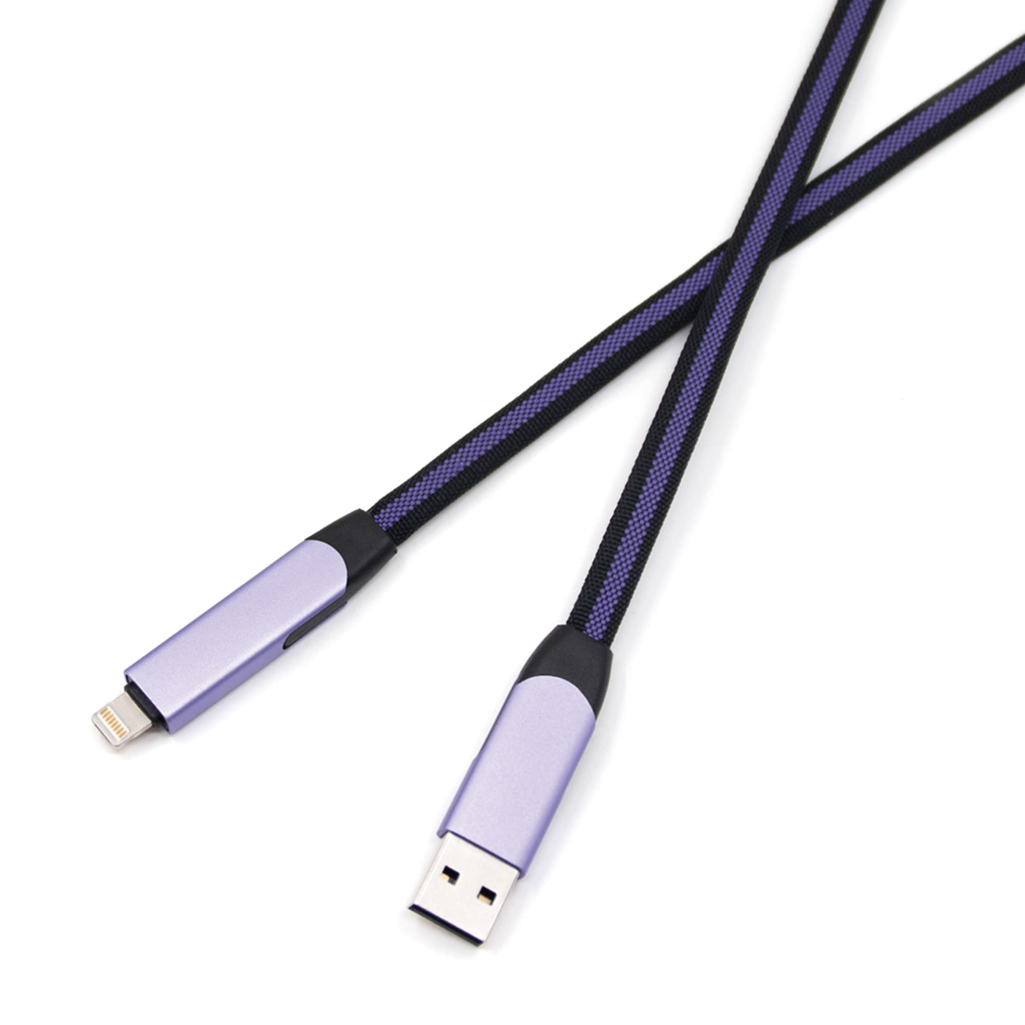 Alternative view of 60W 6-in-1 Long Braided Charging Cable