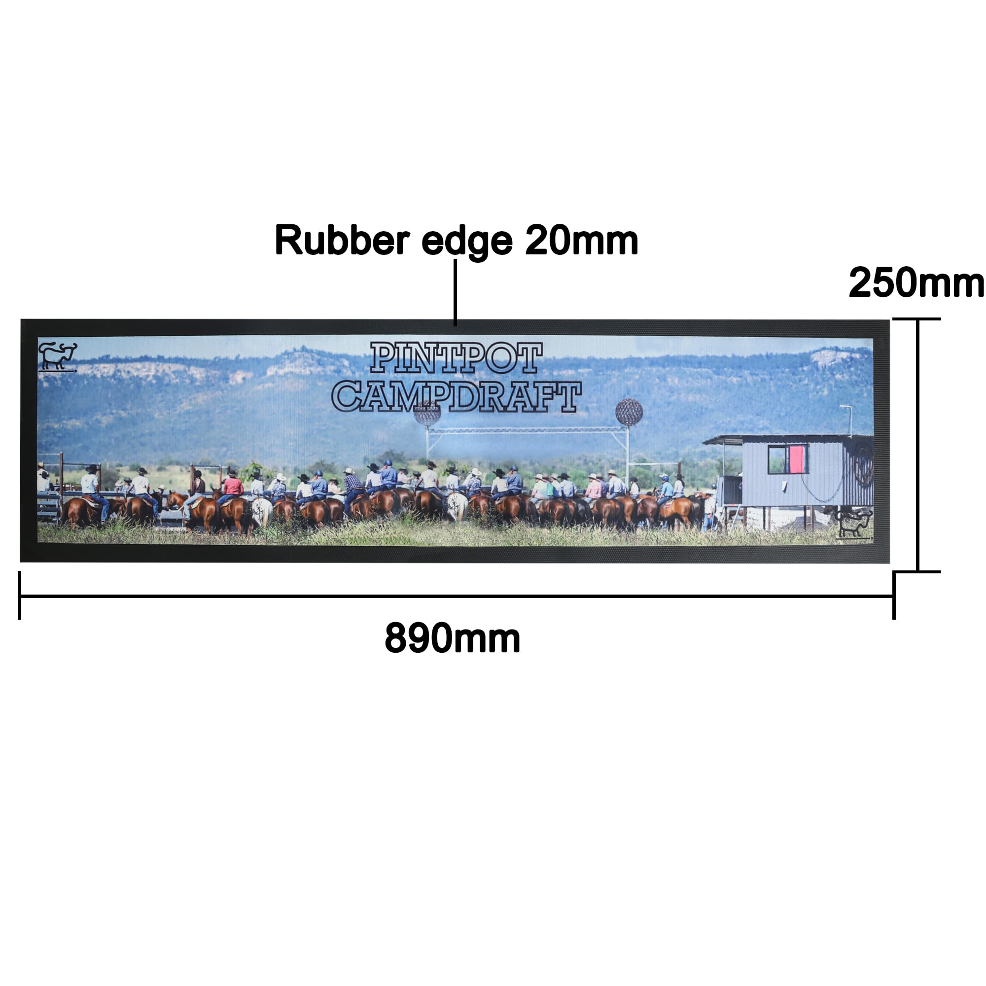 Alternative view of Bar Runner Counter Mat