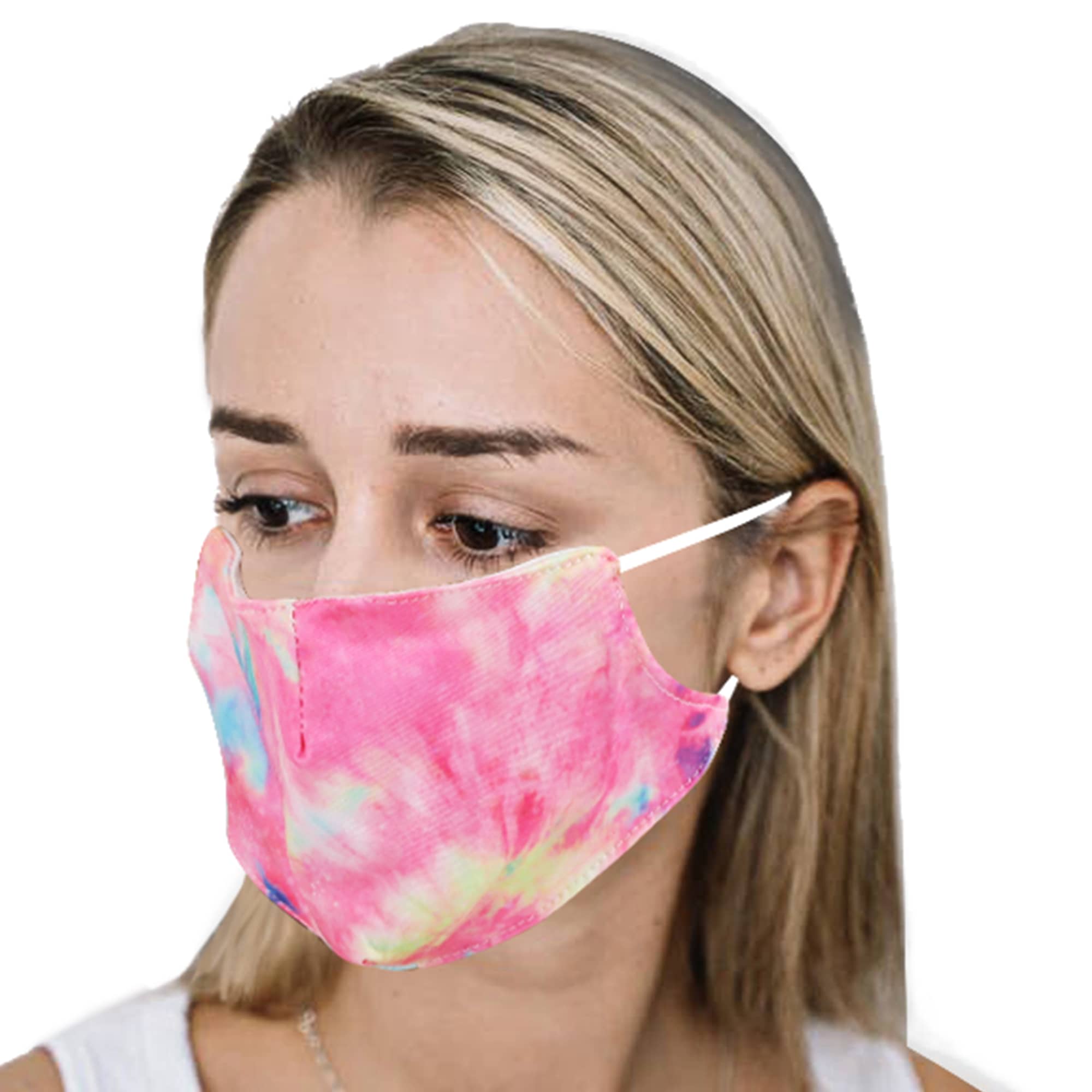 2-Ply Polyester Stylish Reusable Face Mask- 5 designs available - PCA065 Image