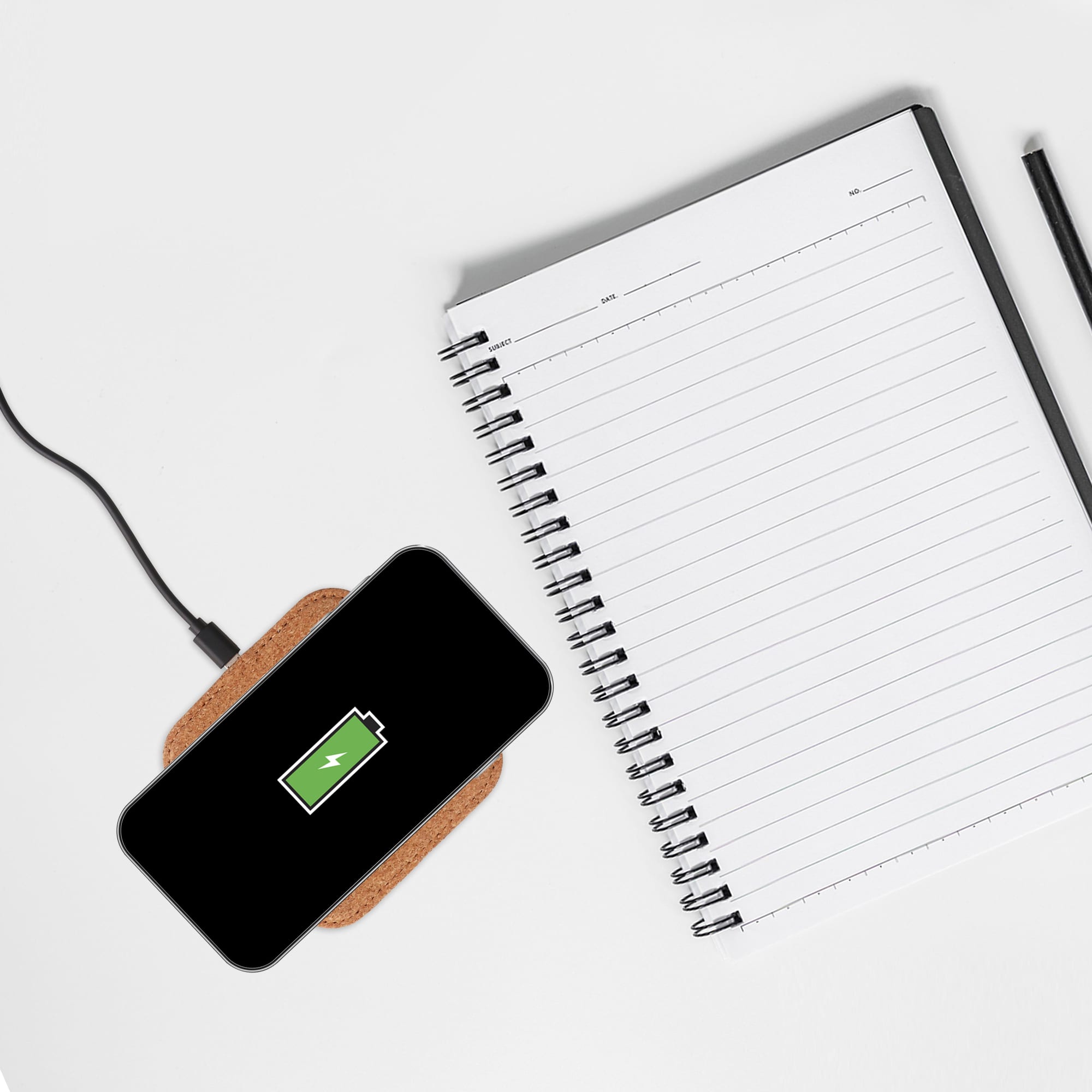 10W Square Cork Wireless Charger - PCT272 Image 