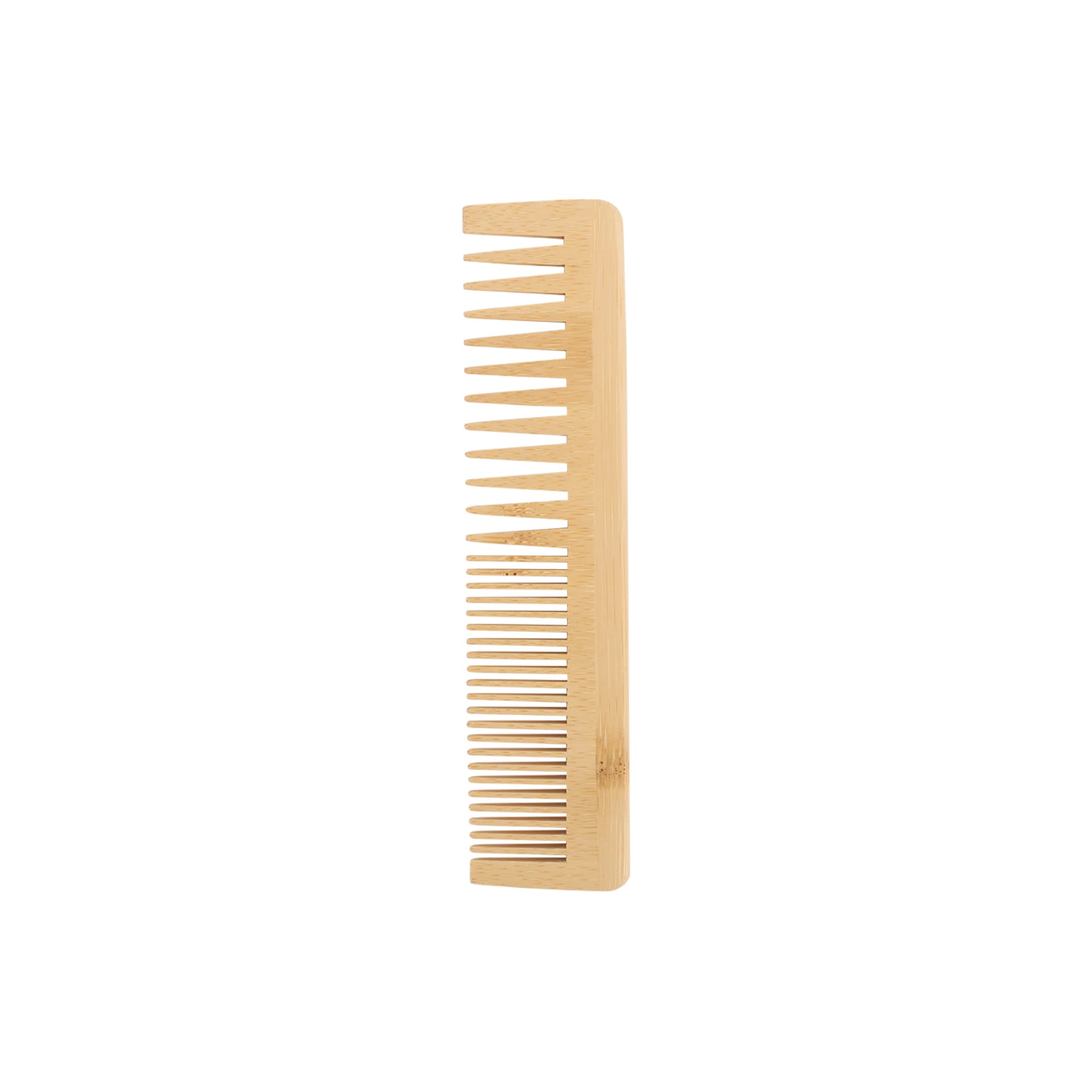 Alternative view of Blended-Tooth Bamboo Comb