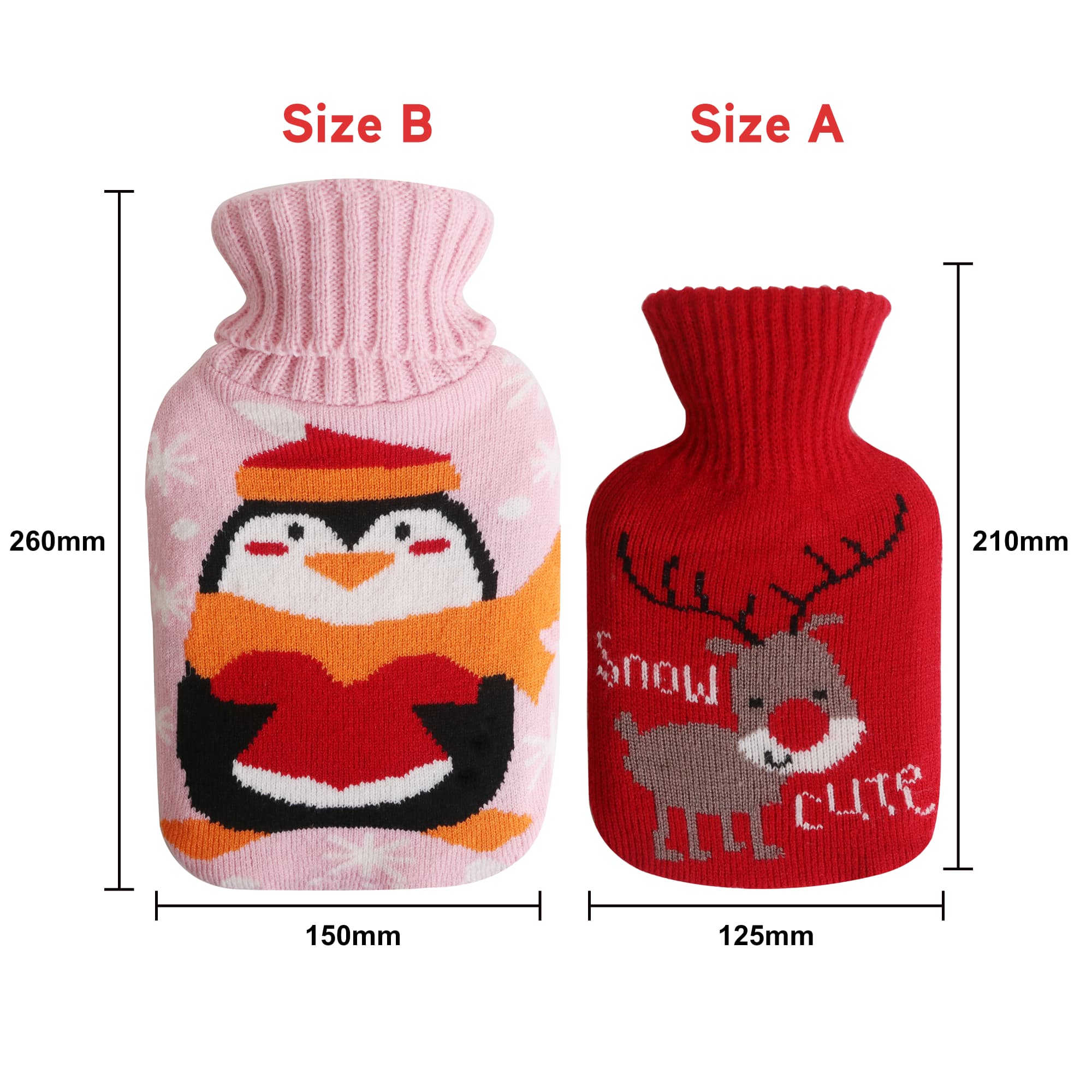 Alternative view of Hot Water Bottle with Knitted Cover