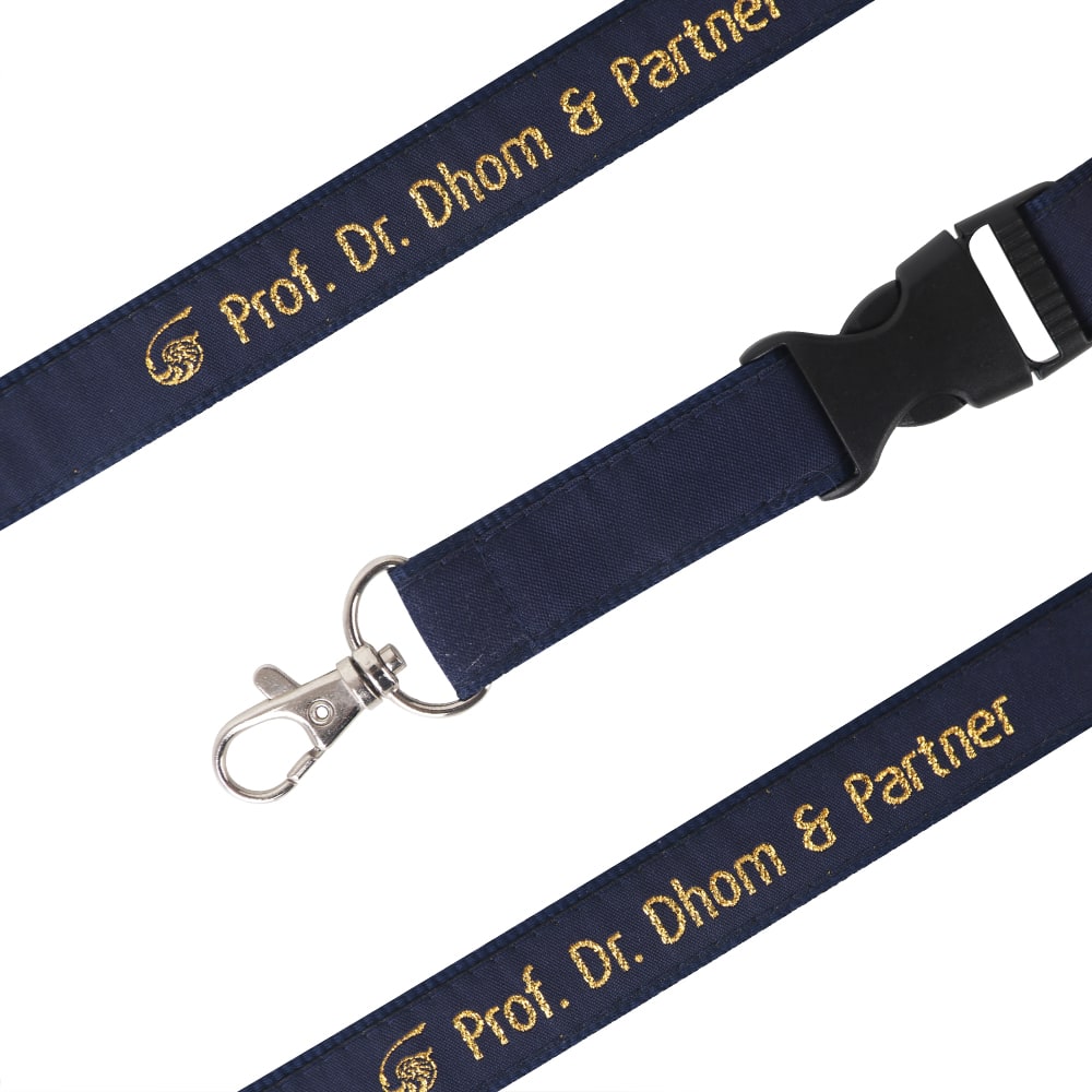 Detailed Woven Lanyard