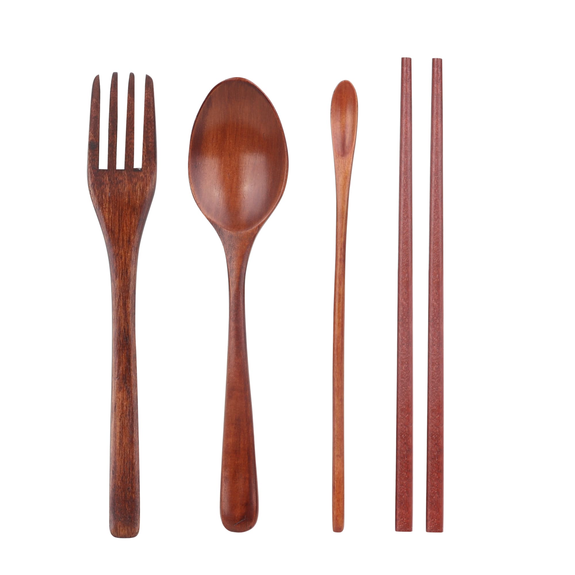 4 pieces Wooden Utensils Set - PCH164 Image 