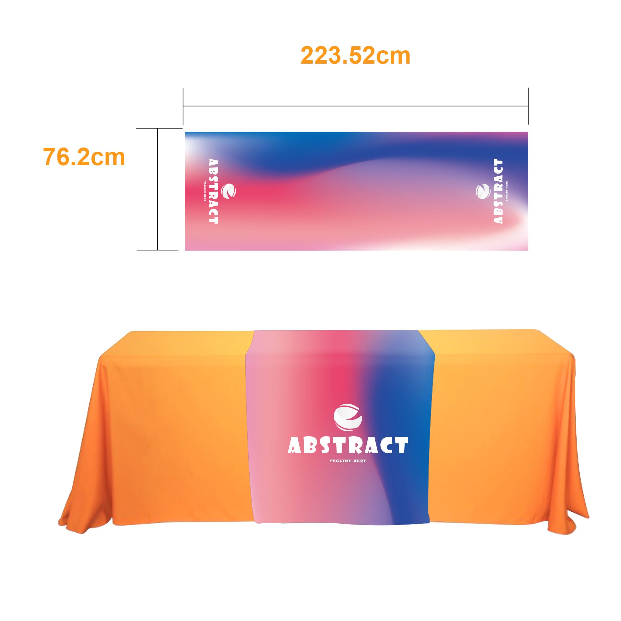 Alternative view of Large Table Runner