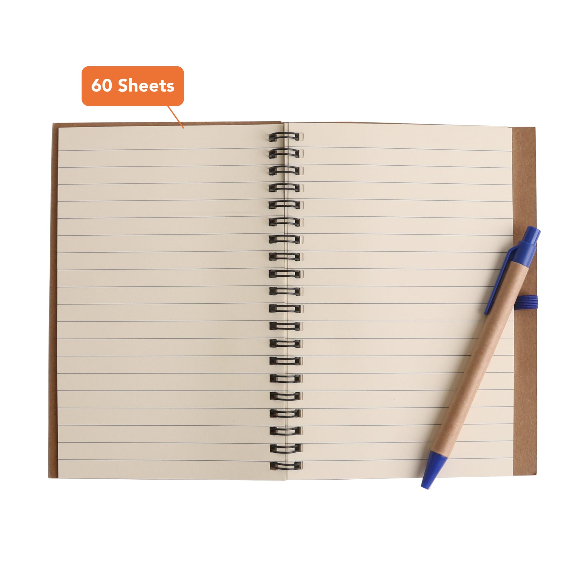 Kraft Notebook with Ballpoint Pen - PCS094 Image