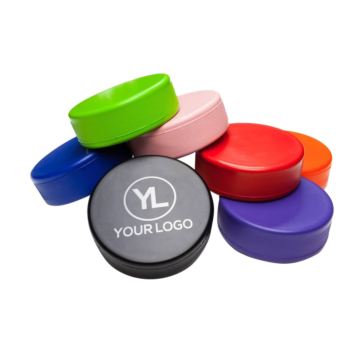 Hockey Puck Shape Stress Reliever