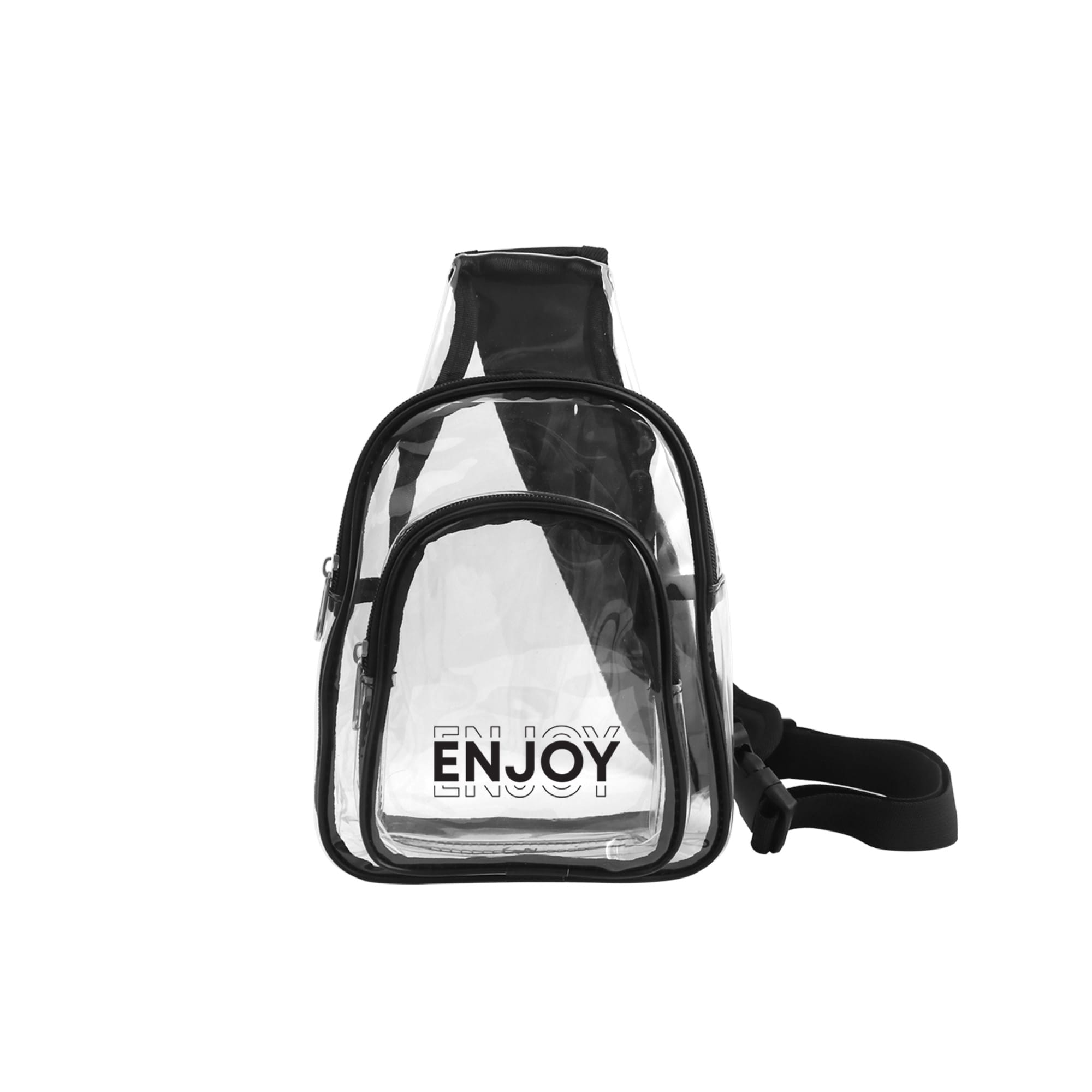 Alternative view of Clear PVC Crossbody Backpack