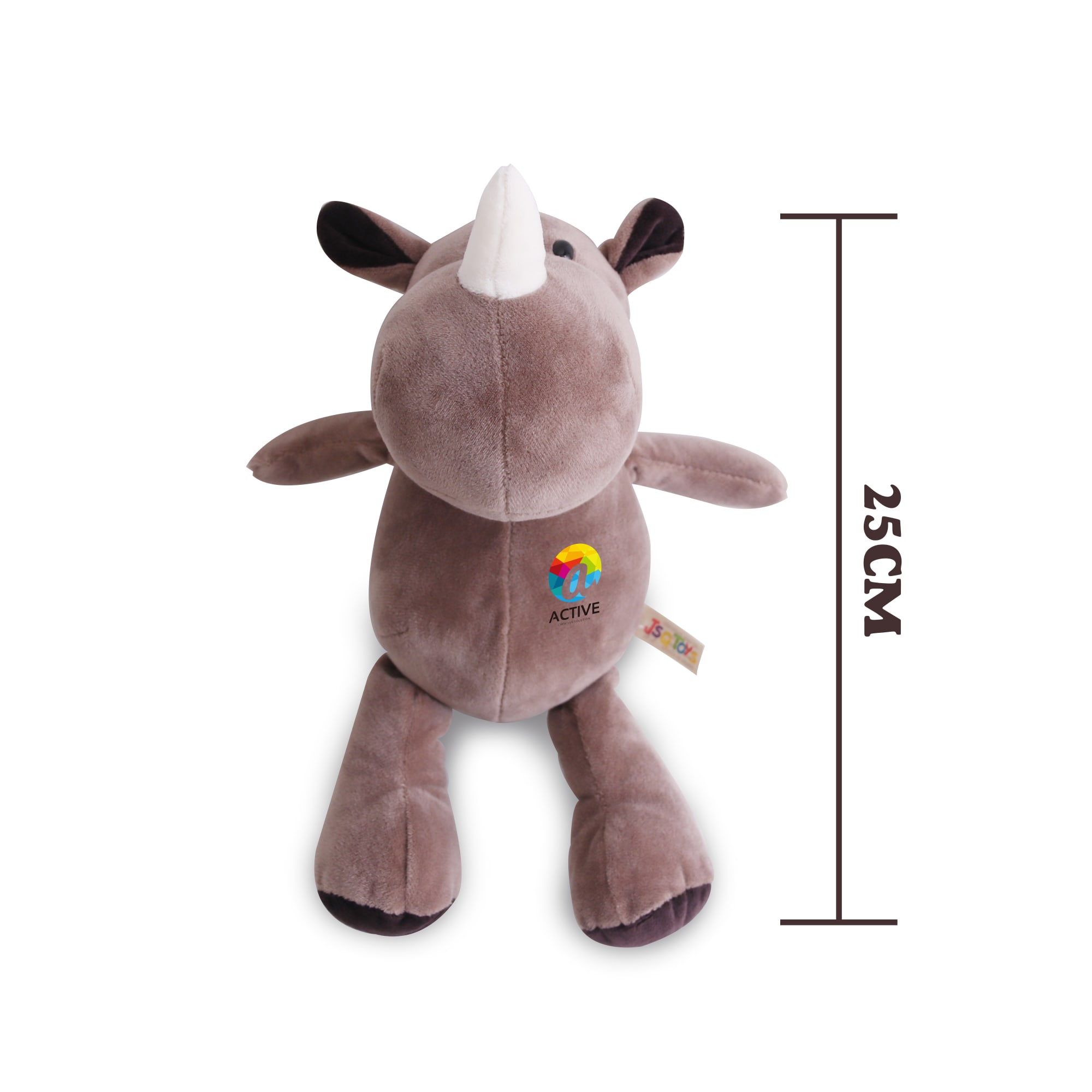 Rhinoceros Plush Toy - PCPT040 Image 
