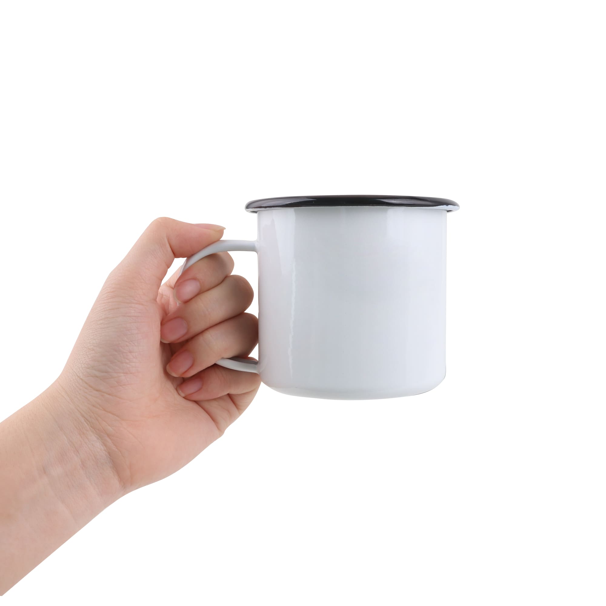 350ml Enamel Camping Mug - PCH313 Image 