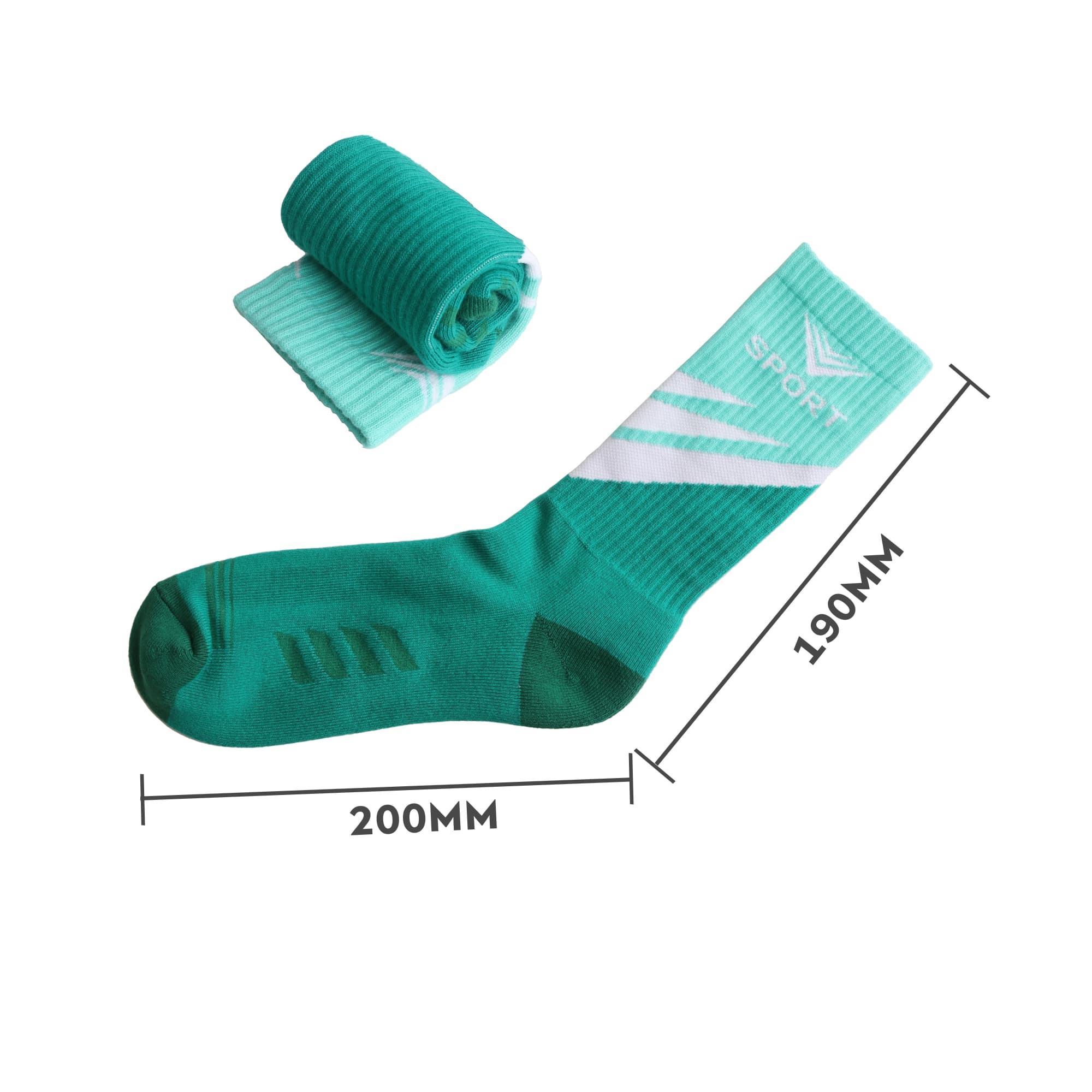 Crew Woven Sport Socks - With Towel bottom - PCH508 Image