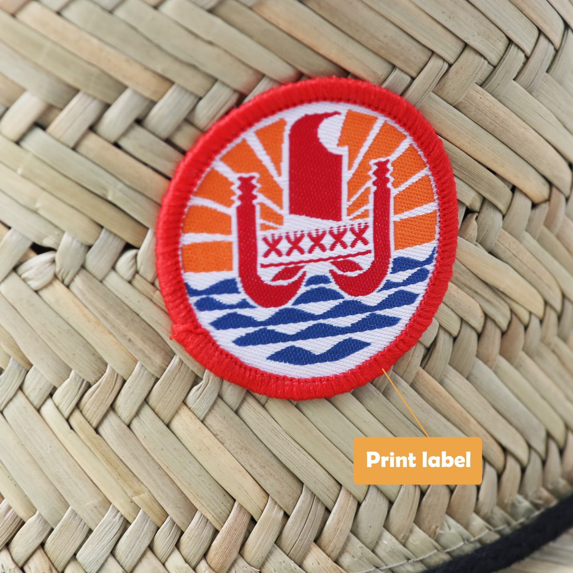 Straw Hat with String - PCH400 Image