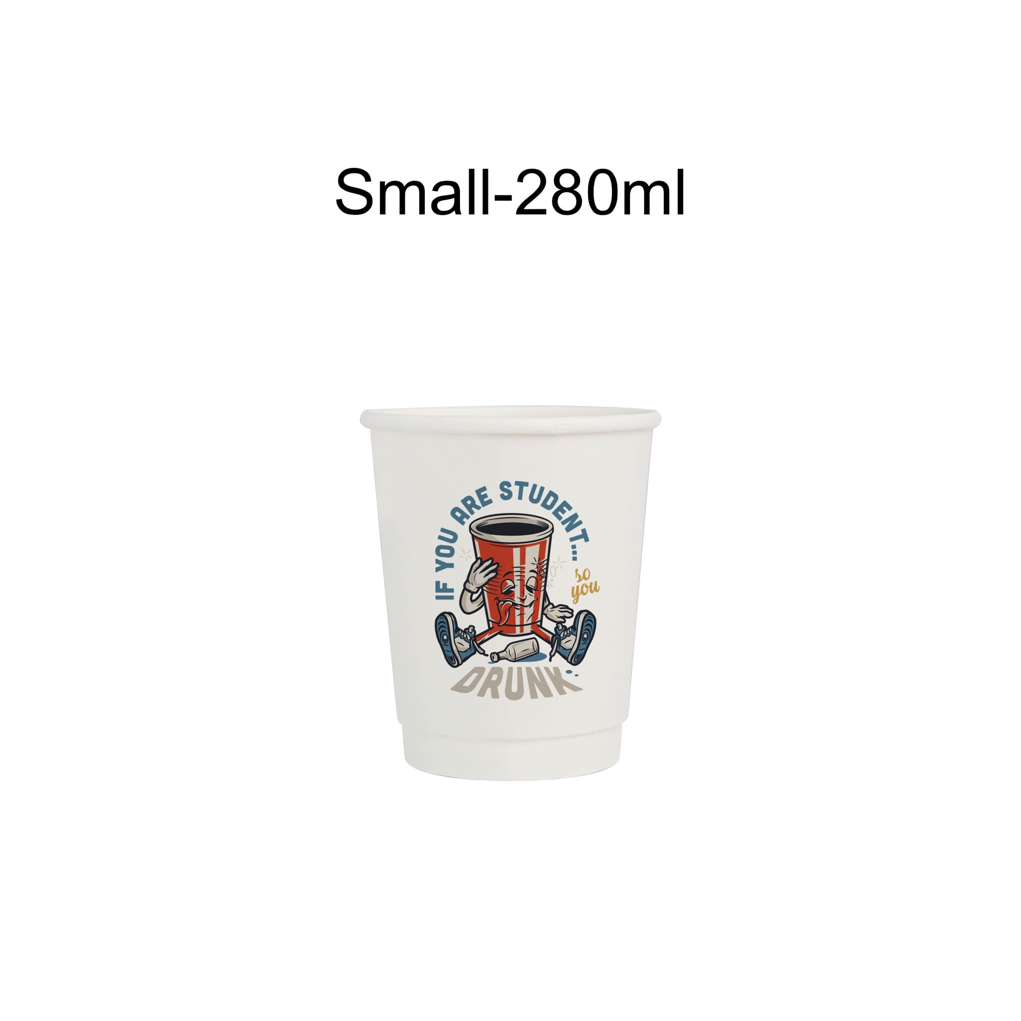 PLA Double Wall Compostable Paper Cups
