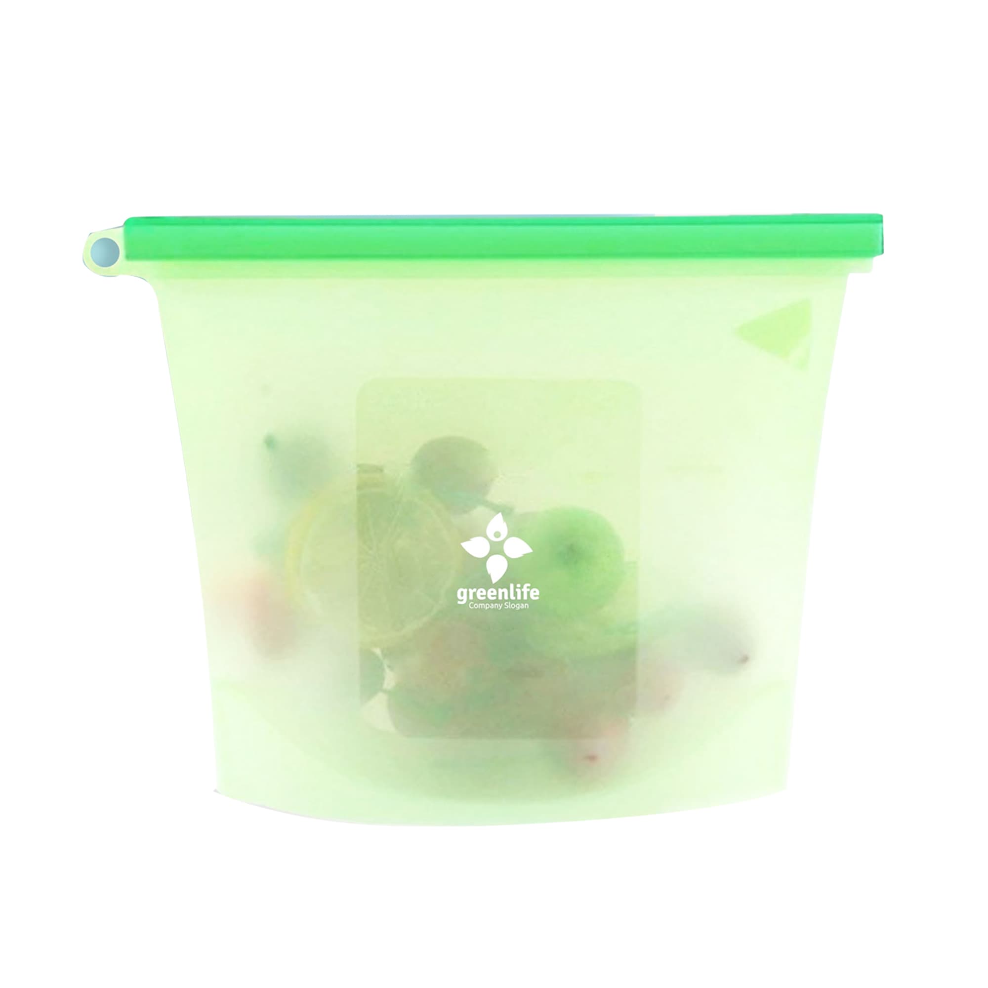 Alternative view of Silicone Reusable Storage Pouch - 1500ML