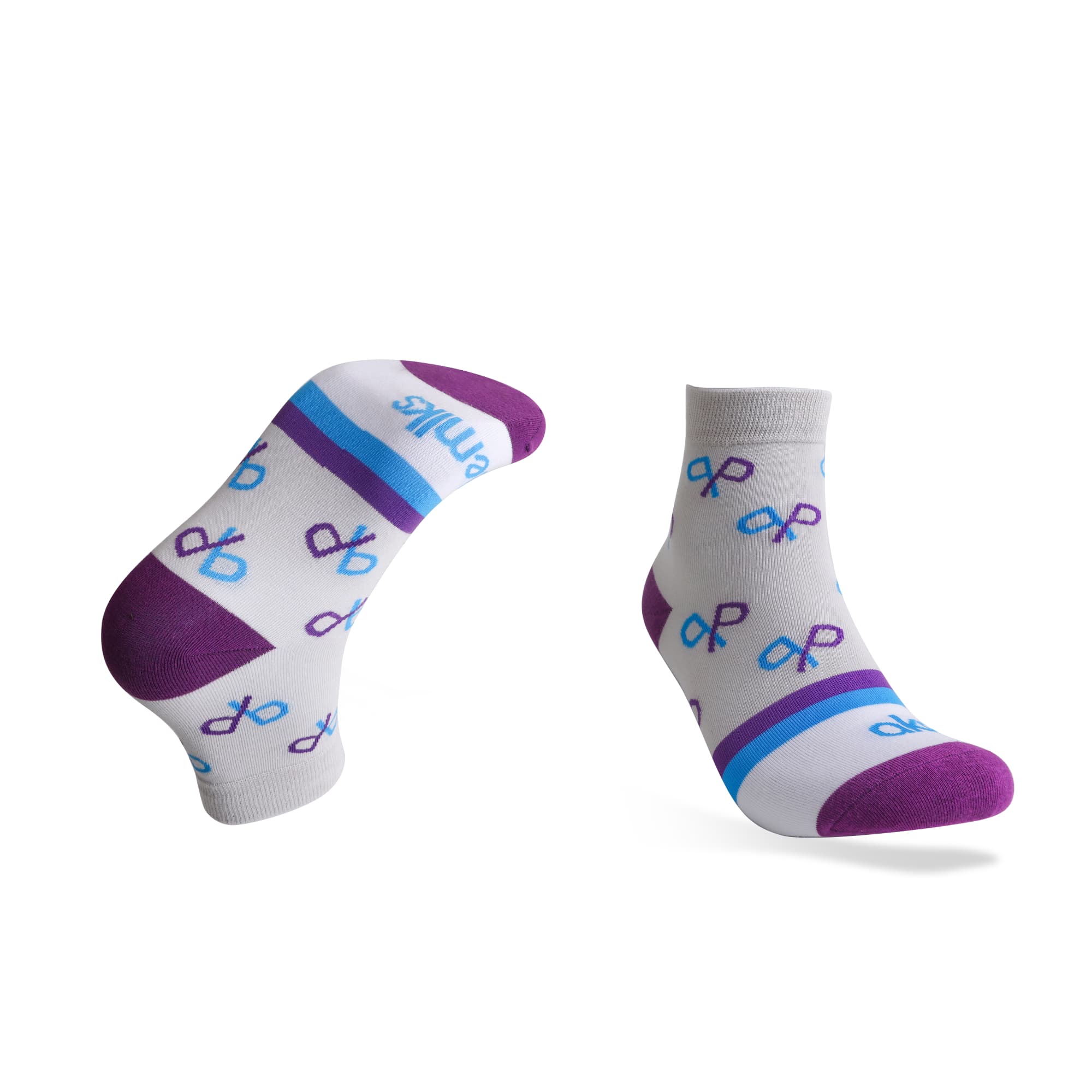 Ankle Custom Pattern Socks - with Towel Bottom - PCH558 Image