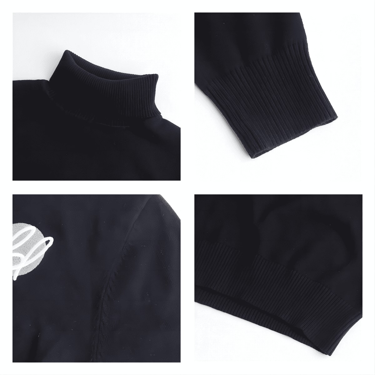 Unisex 100% Cotton Turtleneck Sweater - PCC423 Image 