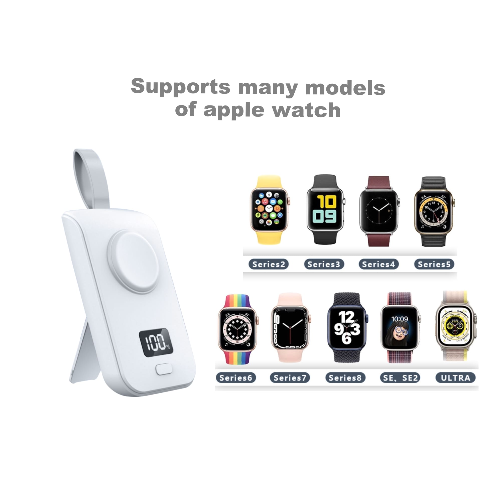 Portable Apple Watch 2500mAh Power Bank - PCB185 Image 