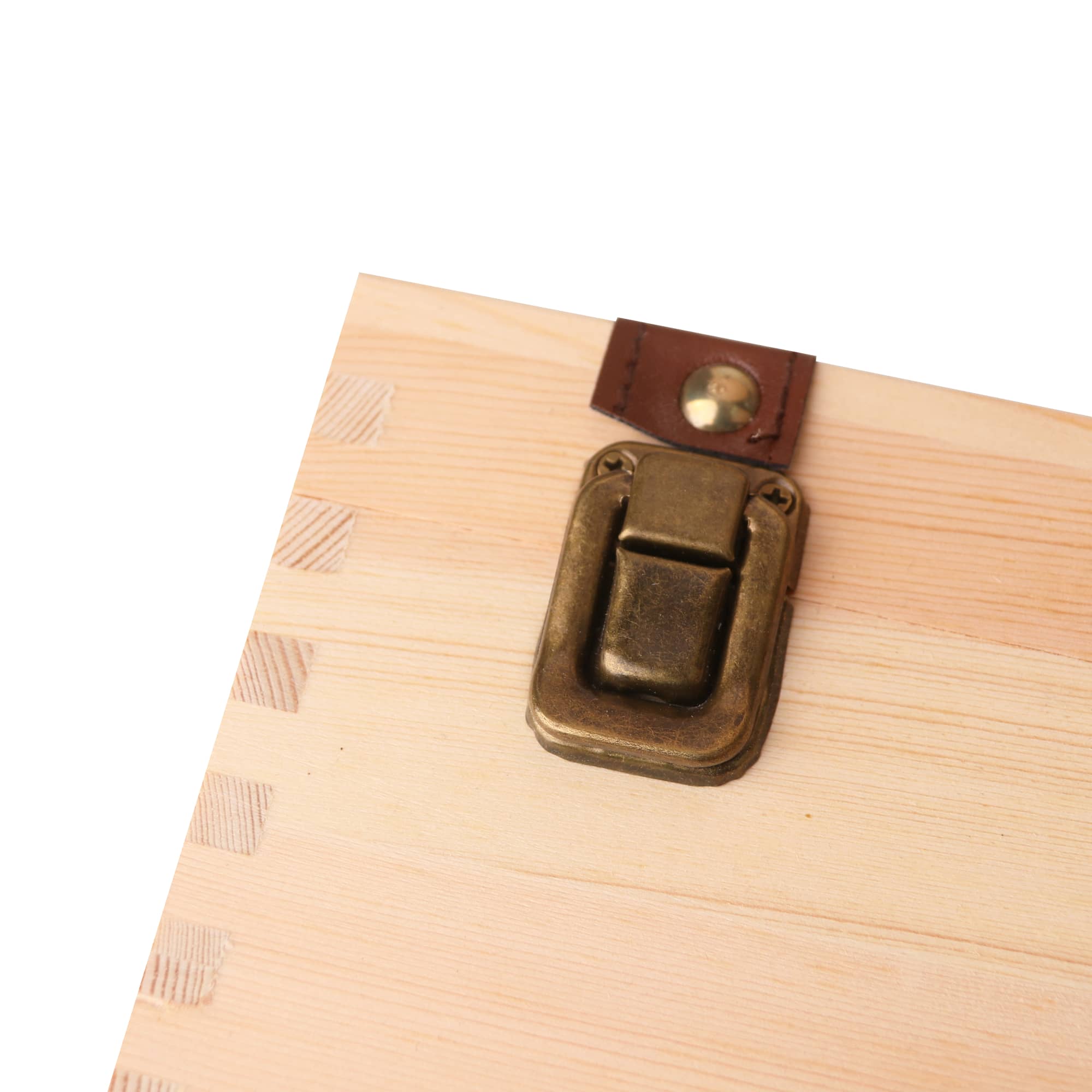 Four Bottle Wooden Wine Box - PCPB570 Image 
