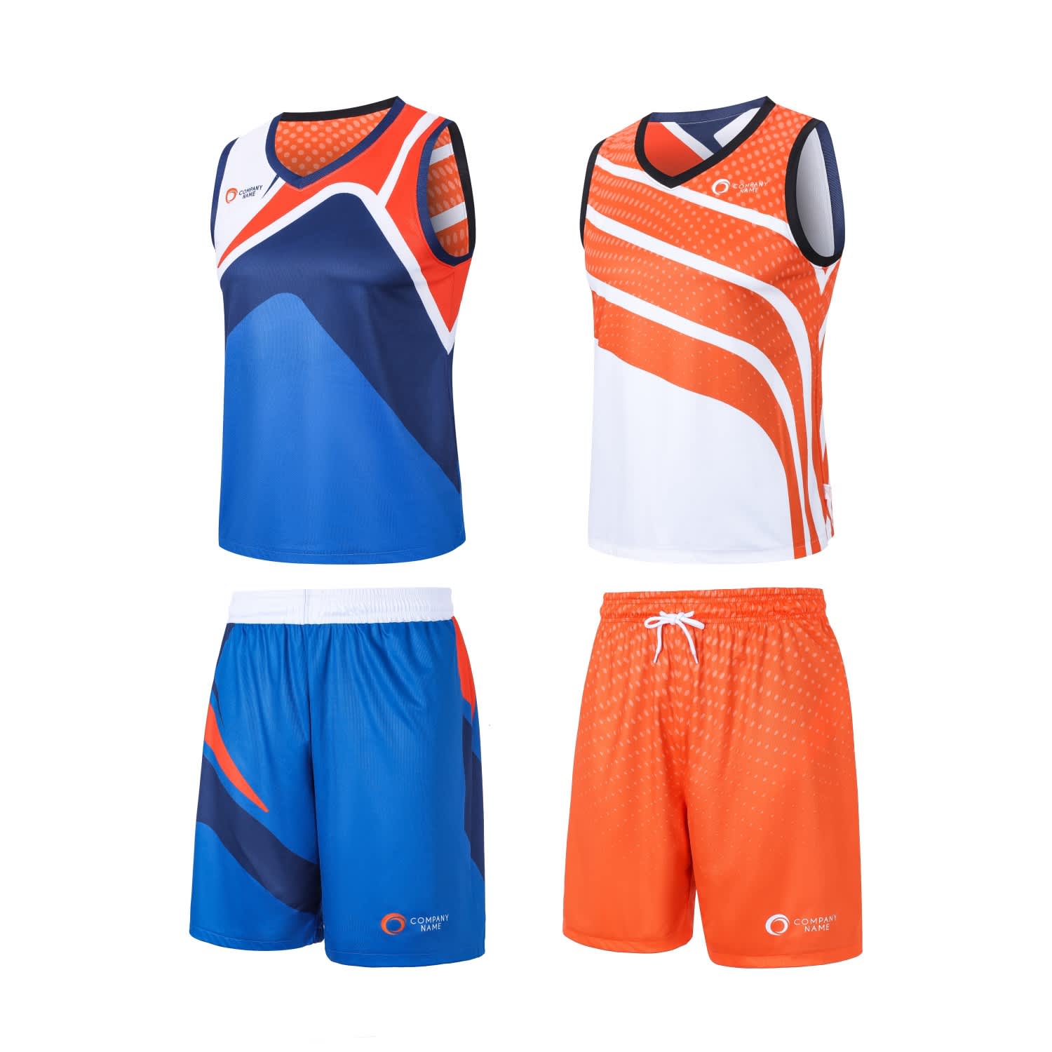 Alternative view of Unisex Adults 100% Polyester Sublimated Reversible Basketball Shorts