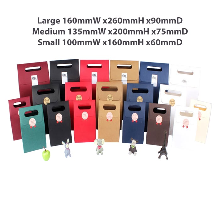 Die cut Handle Bag(160x260x90mm) - PCPB032 Image 