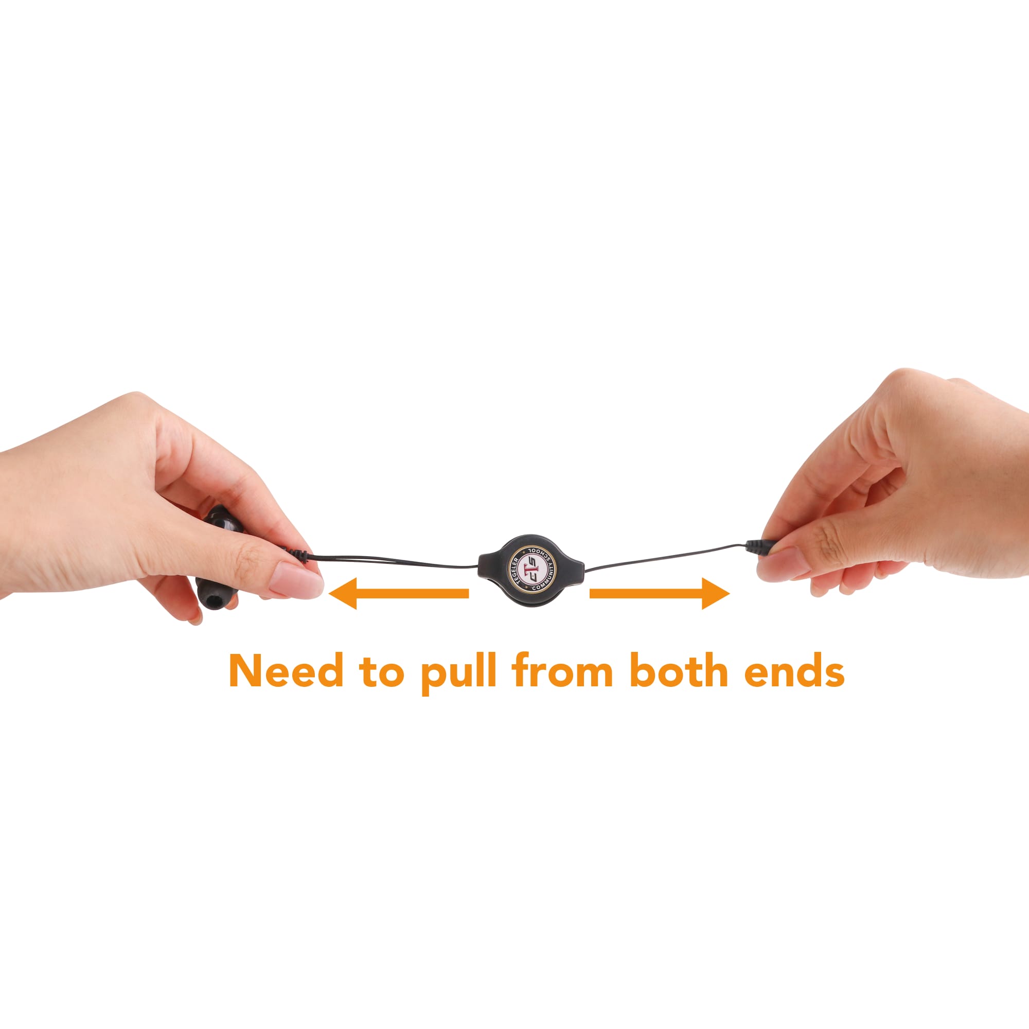 Retractable Earbuds Headset - PCT195 Image 