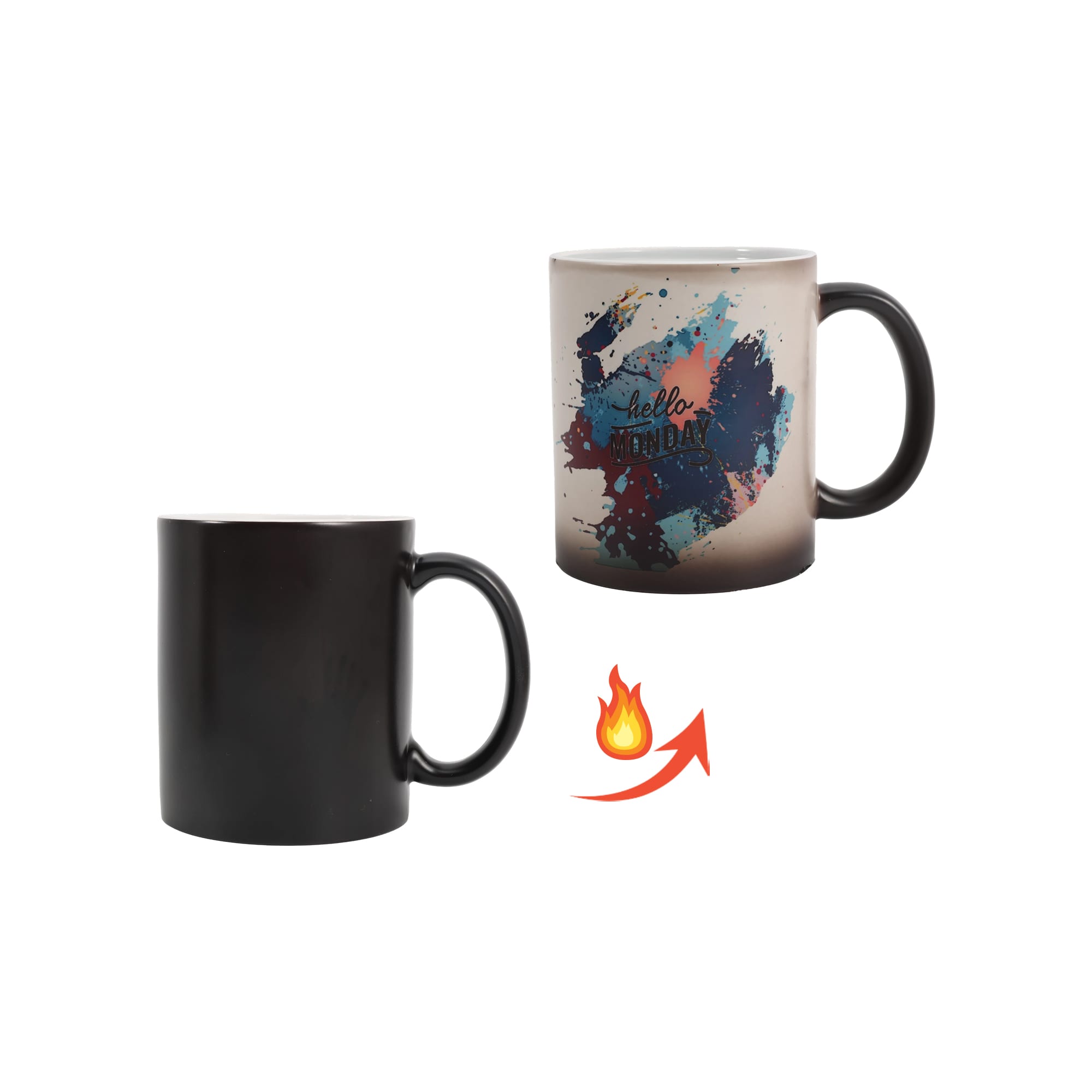 Alternative view of Thermos Reactive Colour Changing Mug