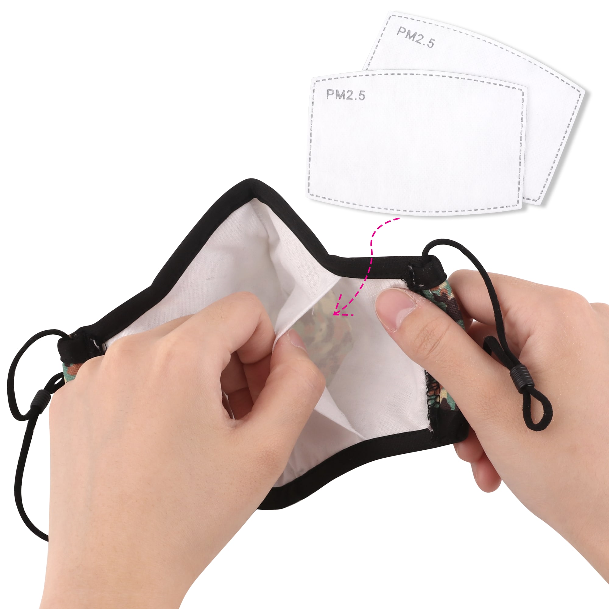 2-Ply Cotton Camouflage Reusable Face Mask - PCA061 Image 