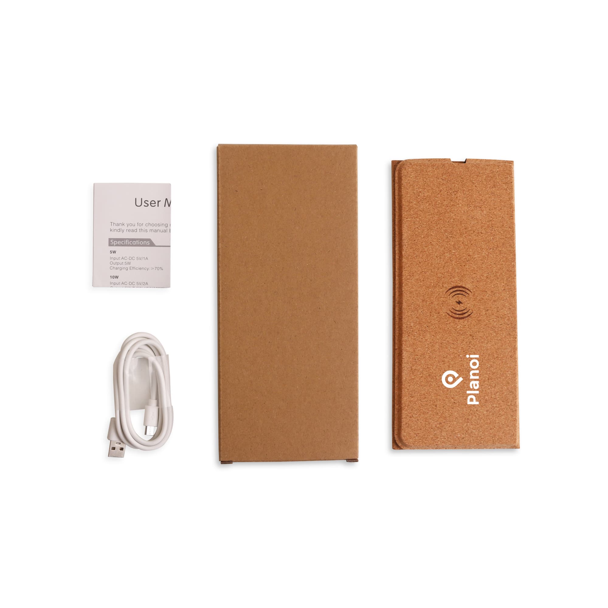 10W Foldable Cork Wireless Charger - PCT270 Image 
