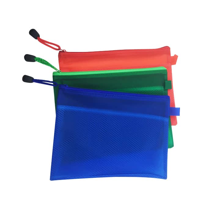 A5 Zippered Mesh Pouch-