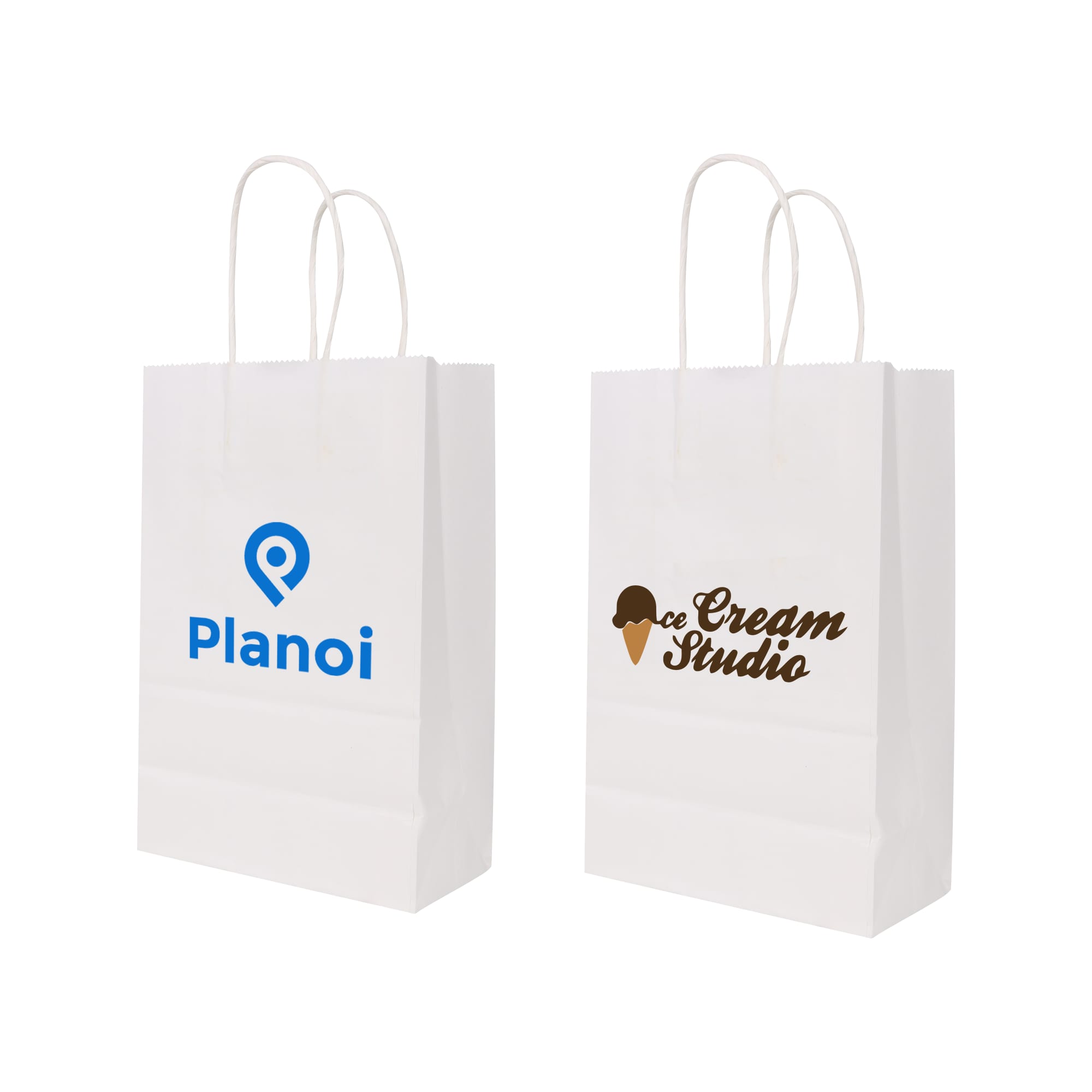 Twisted Handle Kraft Paper Bag (220x160x80mm)