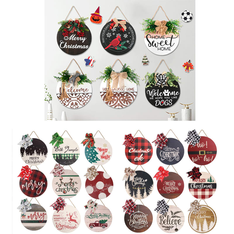 Custom Round Door Wreath