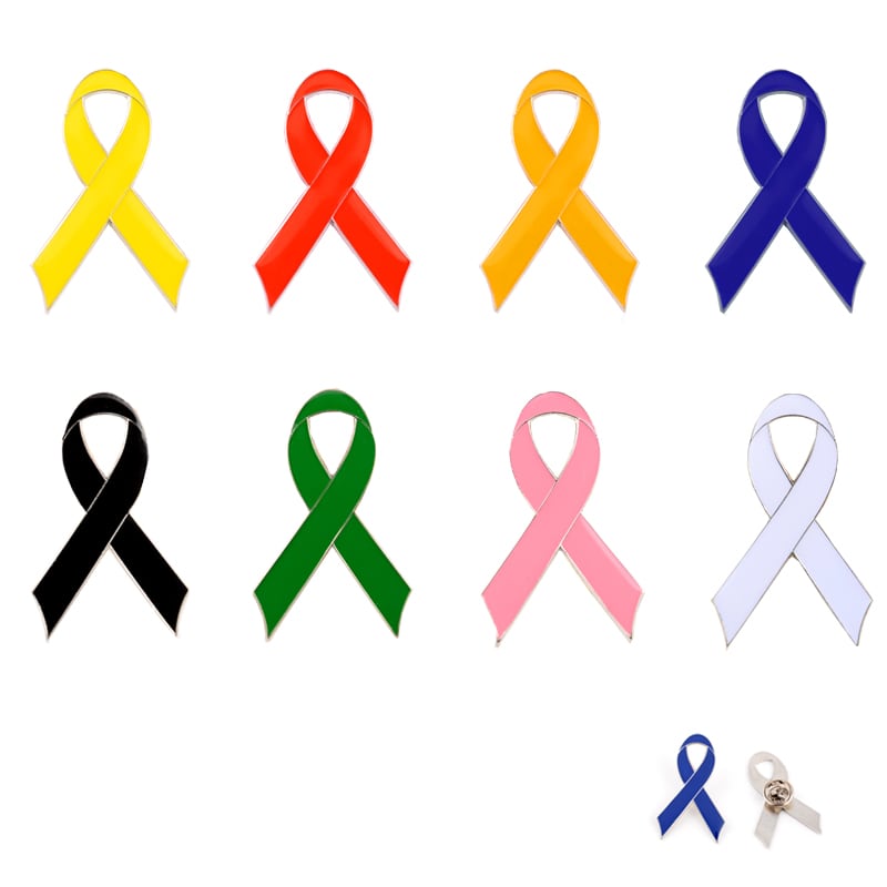 Ribbon Metal Lapel Pin
