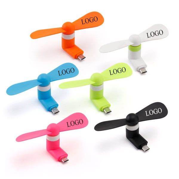 Portable 2 in 1 Mini Phone Fan
