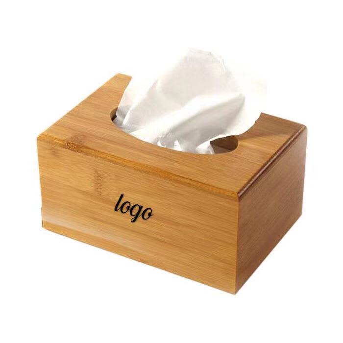 Bamboo Rustic Facial Tissue Box