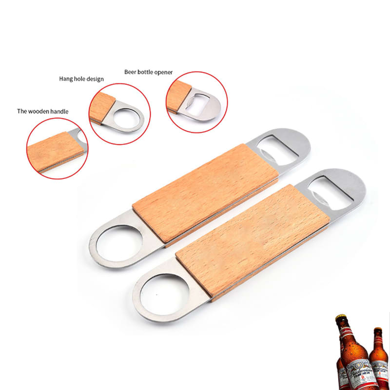 Wooden Handle Bottle Opener