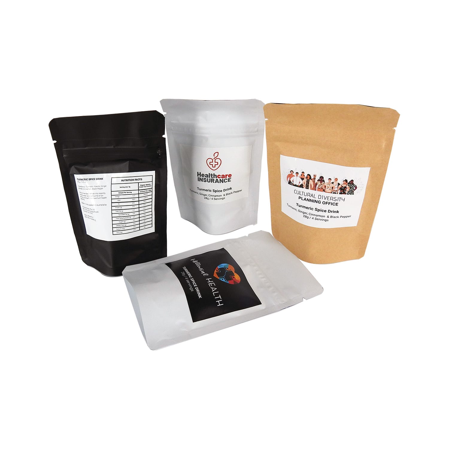Turmeric Spice Drink 28g Stand-Up Pouch