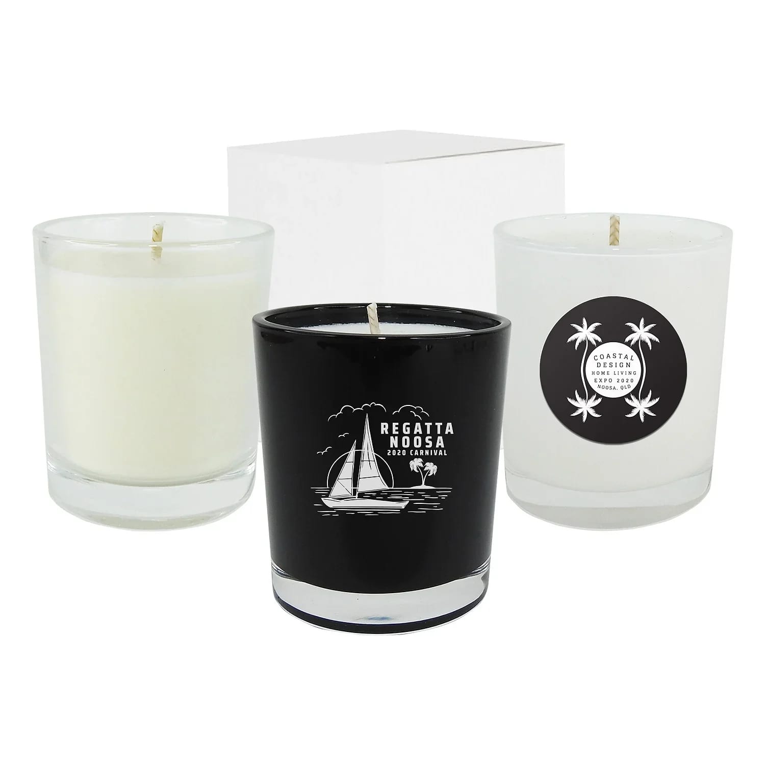 Medium Glass Candle 180g