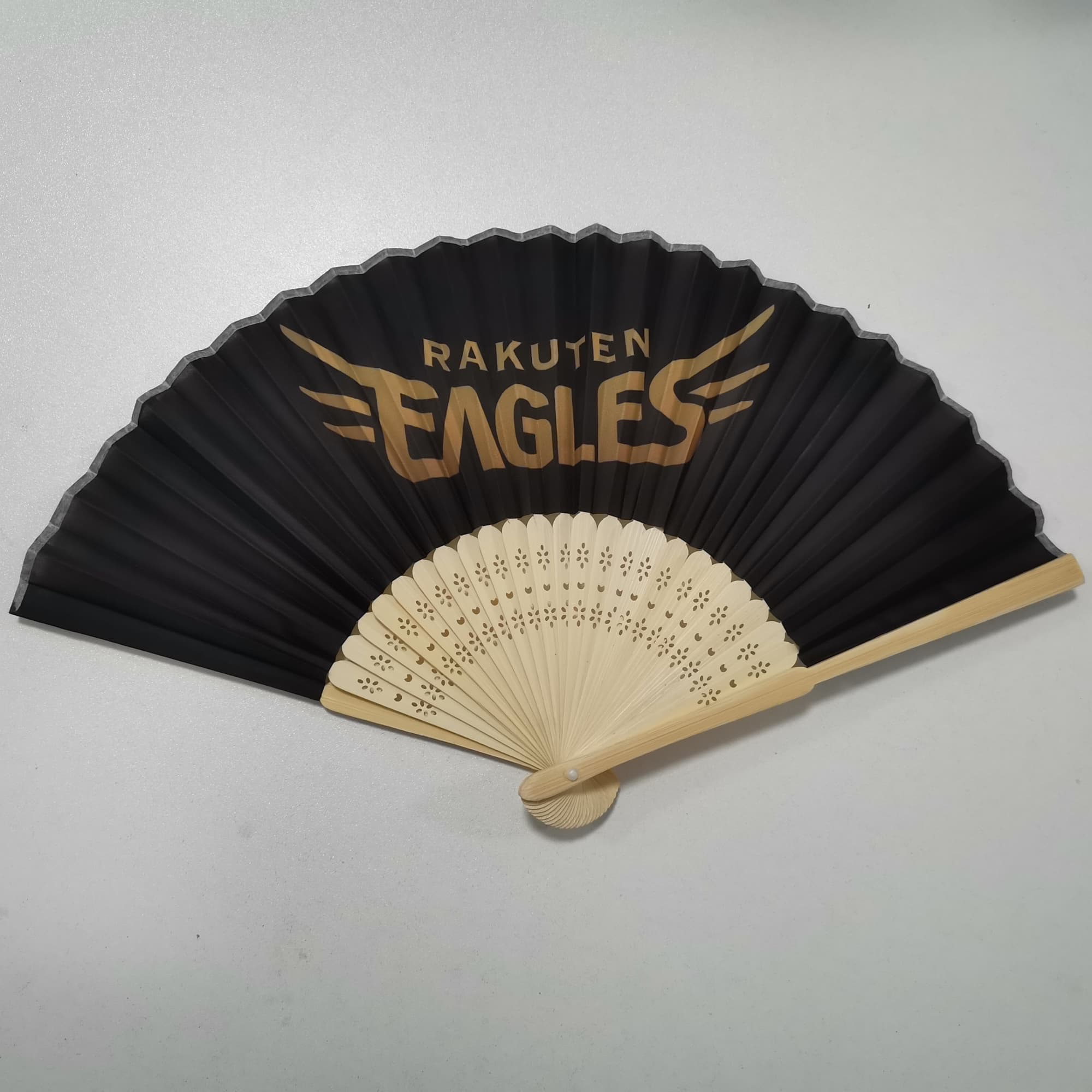 Bamboo/Fabric Folding Fan
