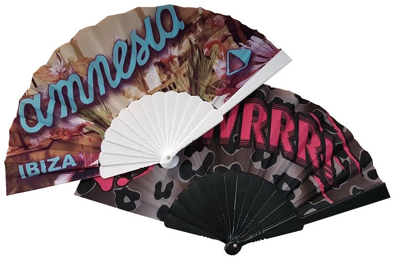 Plastic/Fabric Folding Fan