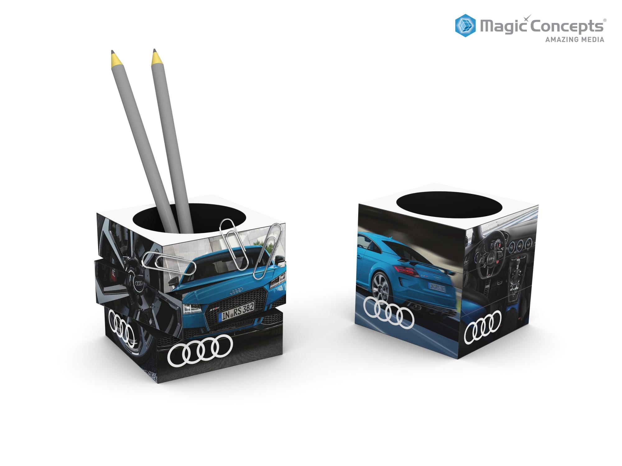 Magic Sliding Pen Pot
