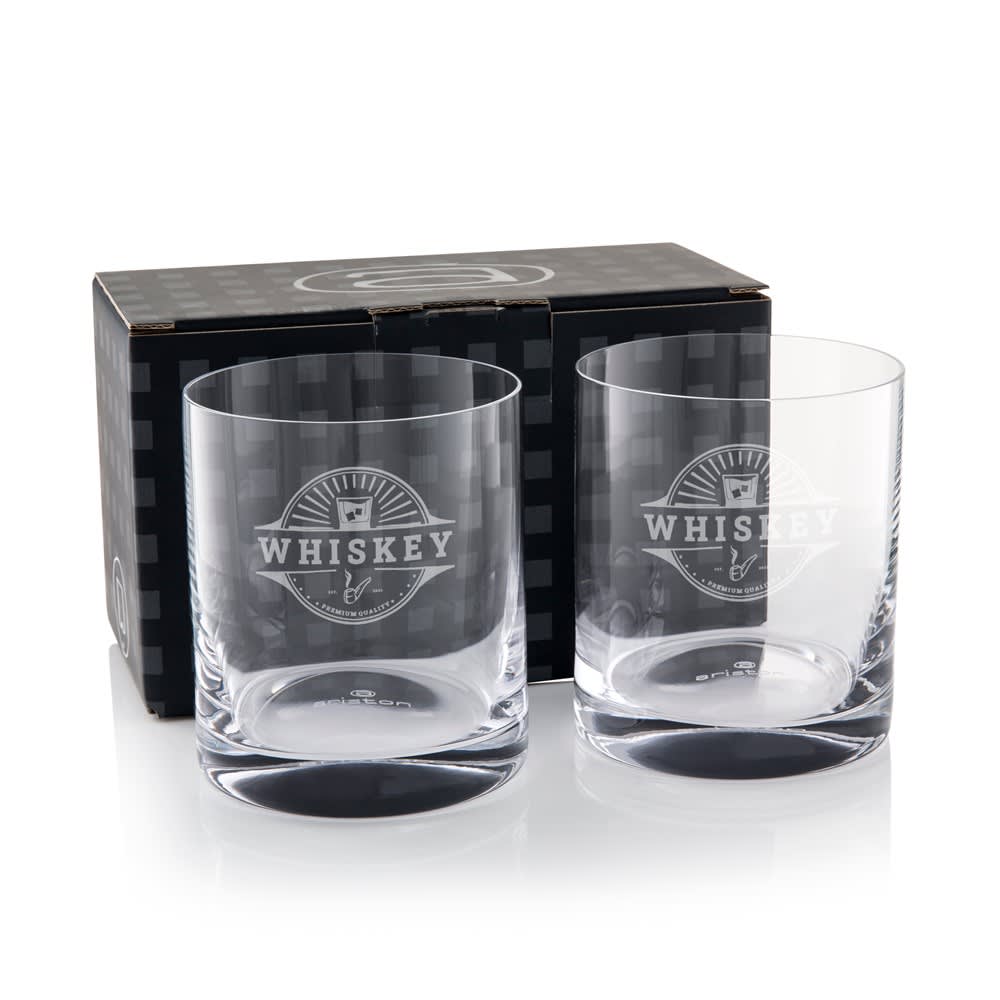 Ariston Whisky Glass Twin Pack