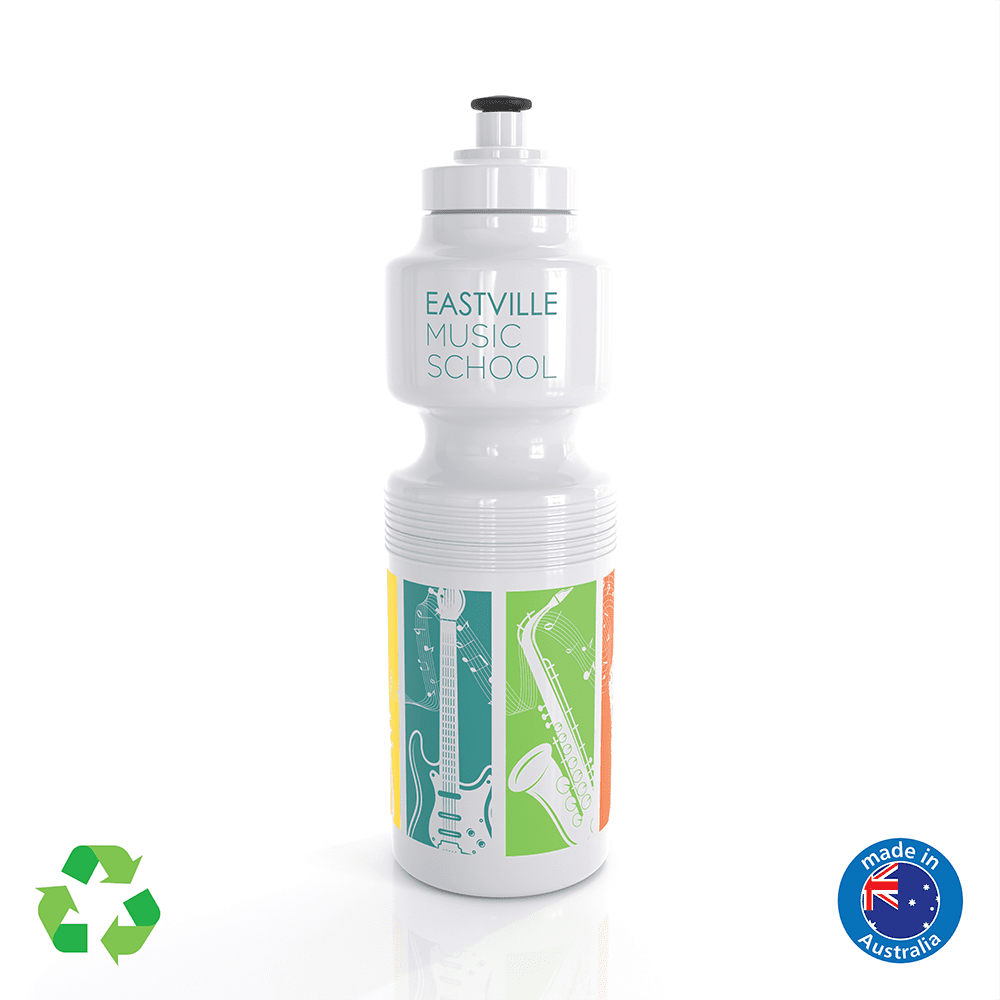 750ml Atlanta Sports Bottle - Recycled White