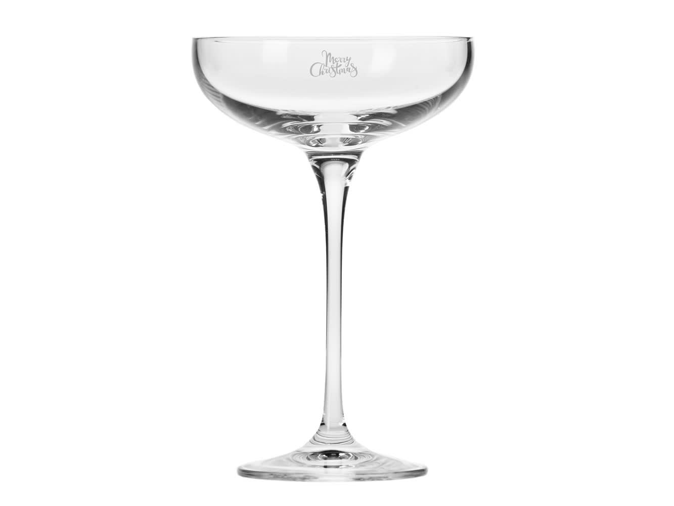 Krosno  Harmony Champagne Coupe 240ML 6pc Gift Boxed