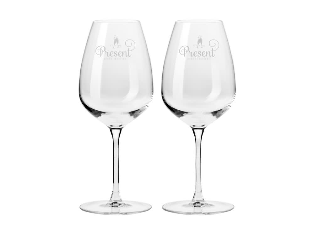 Krosno Duet Wine Glass 460ML set of 2 Gift boxed