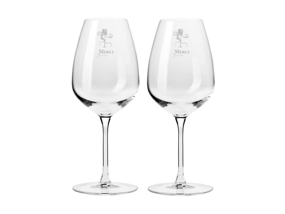 Krosno Duet Wine Glass 580ML set of 2 Gift boxed
