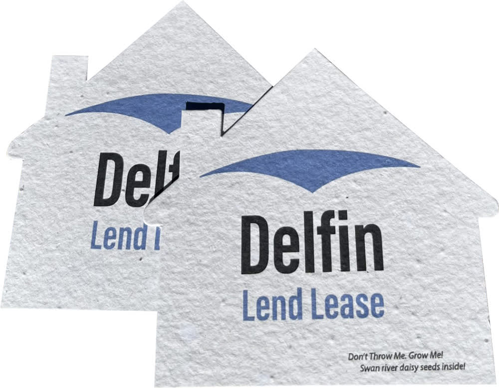 Seed Paper House Card