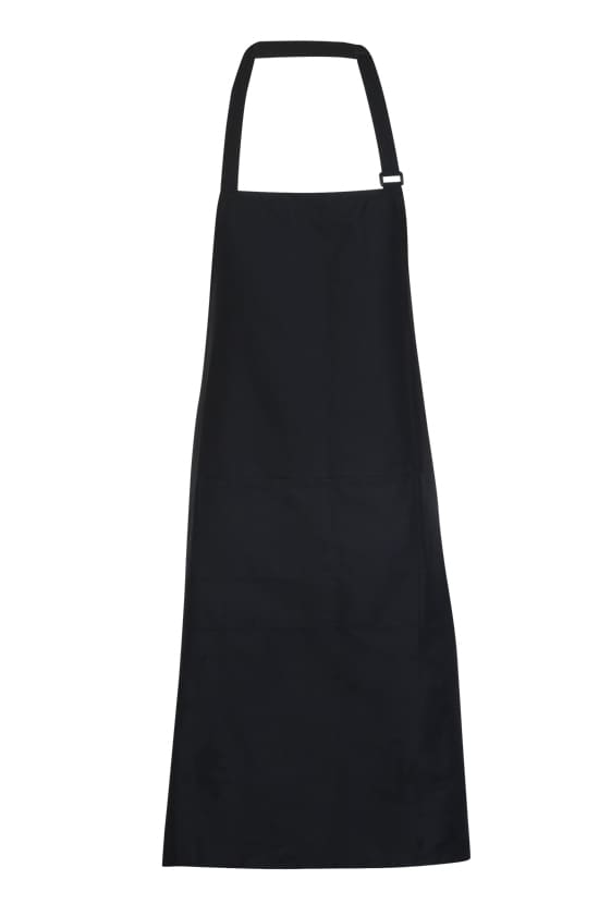 Full-bib Apron - 100% cotton canvas apron - AP403B Image Black