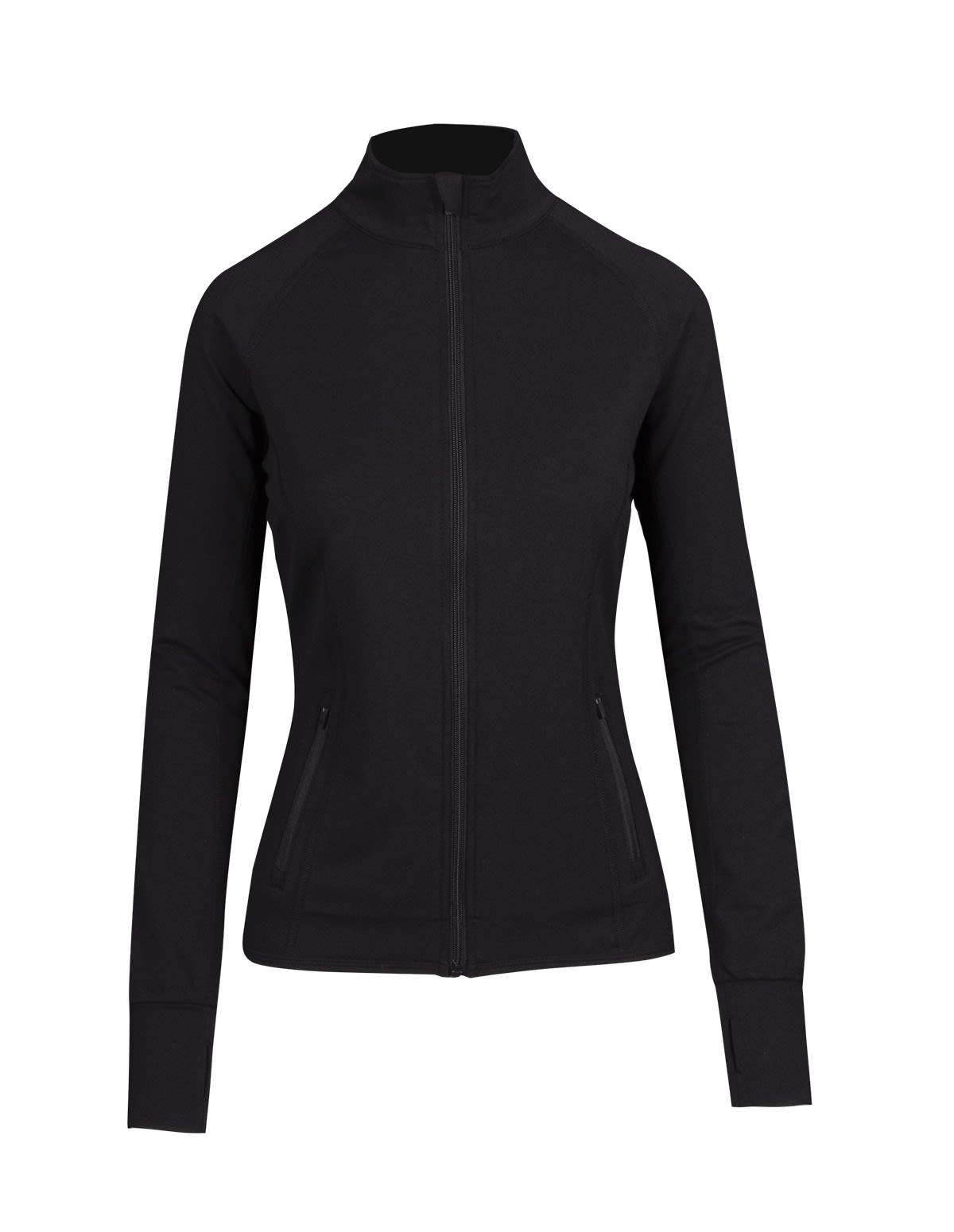 Womens Greatness Heather Jacket - F390LD Image Black